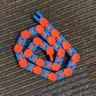 a long fidget device flippy chain
